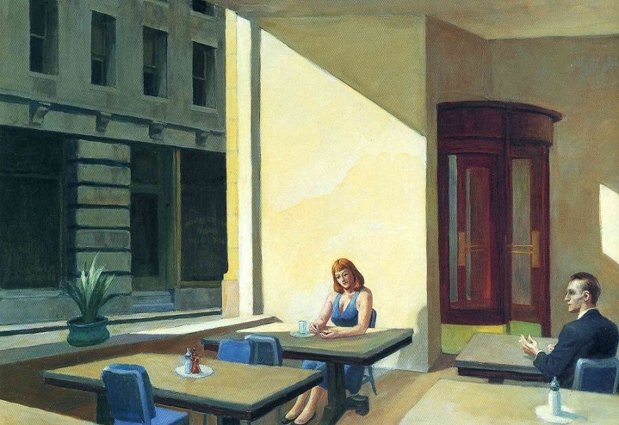 Sunlight in a Cafeteria, 1958 by Edward Hopper