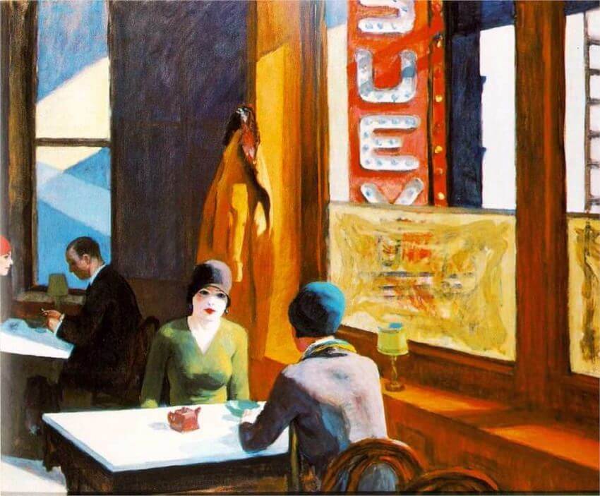 Chop Suey, 1929 by Edward Hopper