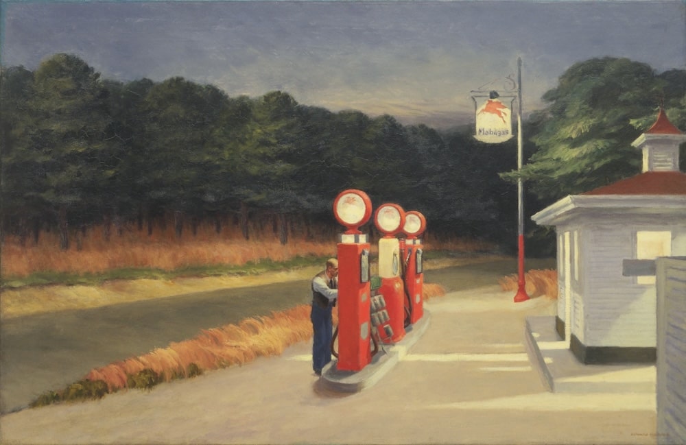 Gas, 1940 by Edward Hopper