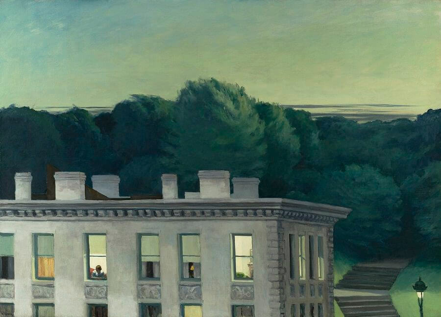 House at Dusk, 1935 by Edward Hopper