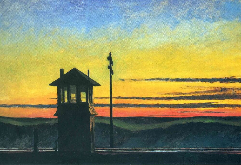Railroad Sunset, 1929 by Edward Hopper