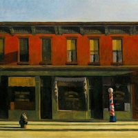 Early Sunday Morning, 1930 by Edward Hopper