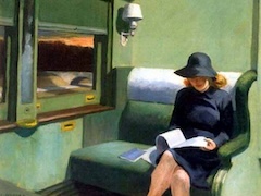 Compartment C Car by Edward Hopper