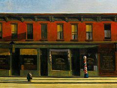 Early Sunday Morning by Edward Hopper