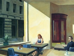 Sunlight in a Cafeteria by Edward Hopper